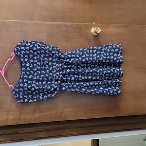 Navy bow dress